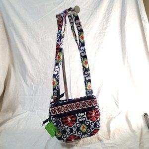 NWT Vera Bradley Quilted Flap and Zip Crossbody